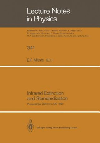 Könyv Infrared Extinction and Standardization E.F. Milone