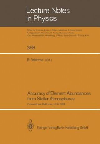 Книга Accuracy of Element Abundances from Stellar Atmospheres Rainer Wehrse