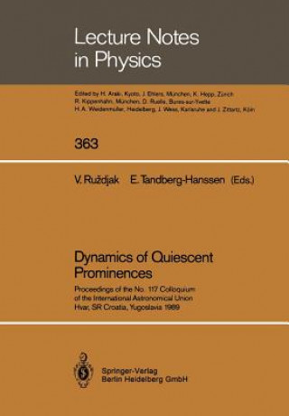 Książka Dynamics of Quiescent Prominences, 1 Vladimir Ruzdjak