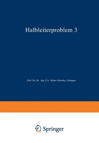 Buch Halbleiterprobleme, 1 W. Schottky