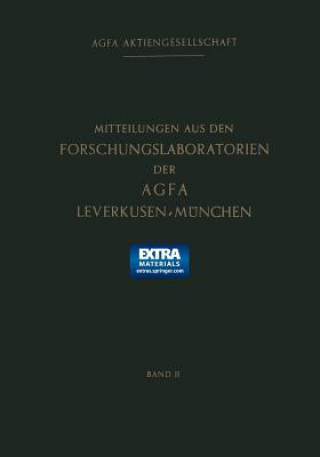 Kniha Mitteilungen aus den Forschungslaboratorien der Agfa Leverkusen-Munchen Agfa-Gevaert Gruppe