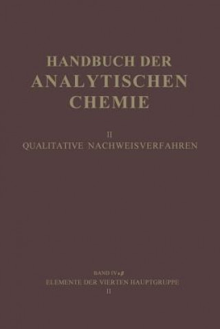 Könyv Elemente Der Vierten Hauptgruppe II Gustav Jantsch