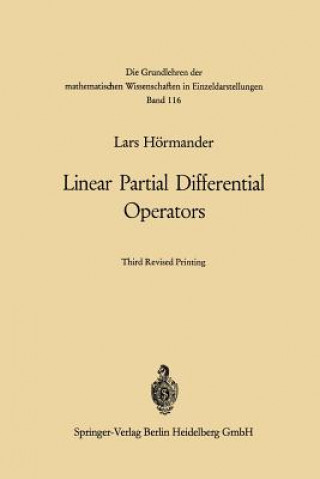 Knjiga Linear Partial Differential Operators Lars Hörmander