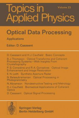 Knjiga Optical Data Processing D. Casasent