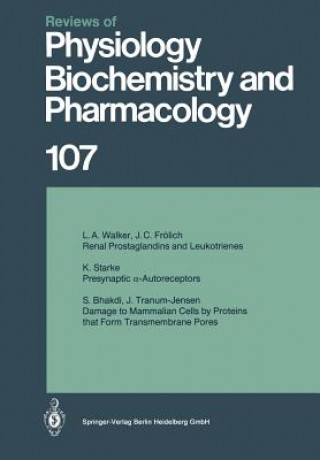 Kniha Reviews of Physiology, Biochemistry and Pharmacology, 1 P. F. Baker
