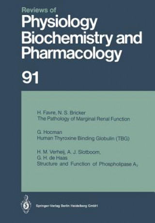 Könyv Reviews of Physiology, Biochemistry and Pharmacology R. H. Adrian