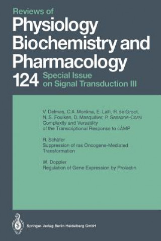 Książka Reviews of Physiology Biochemistry and Pharmacology, 1 Marc Lemmerling MD