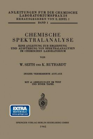 Kniha Chemische Spektralanalyse Wolfgang Seith