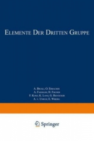 Knjiga Elemente der Dritten Gruppe A. Brukl