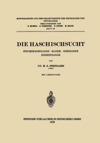 Kniha Die Haschischsucht Michael G. Stringaris