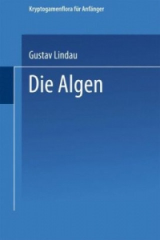 Book Die Algen Gero Lindau