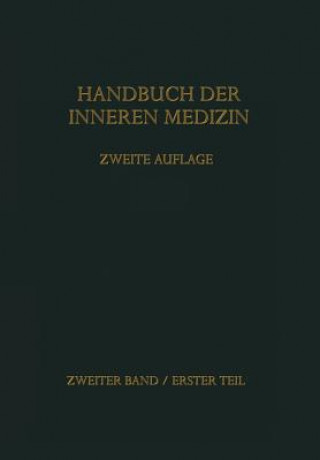 Knjiga Handbuch der inneren Medizin Gustav von Bergmann