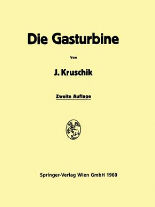 Buch Die Gasturbine Julius Kruschik