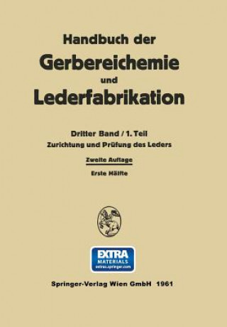 Buch Zurichtung Und Prufung Des Leders W. Ackermann