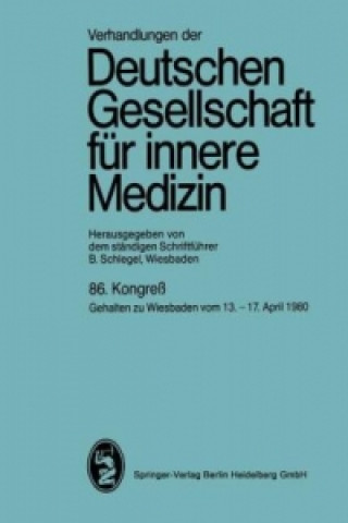 Könyv 86. Kongreß, 3 Tle. Professor Dr. Bernhard Schlegel