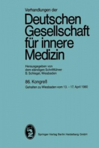 Книга 86. Kongreß, 3 Tle. Professor Dr. Bernhard Schlegel