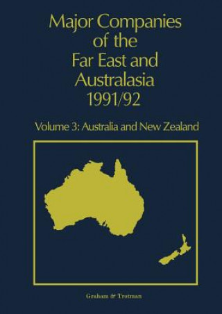 Könyv Major Companies of The Far East and Australasia 1991/92 Jennifer L. Carr
