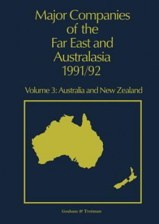 Książka Major Companies of The Far East and Australasia 1991/92 Jennifer L. Carr