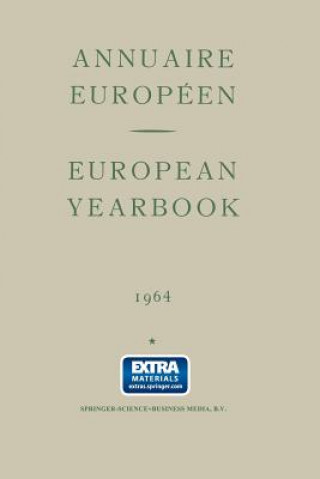 Kniha Annuaire Europeen Vol. Xii European Yearbook B. Landheer