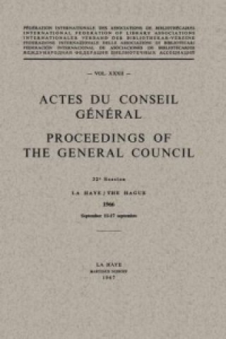 Carte Actes du Conseil General / Proceedings of the General Council S. Randall