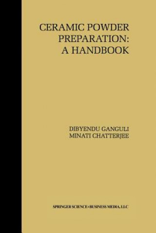 Book Ceramic Powder Preparation: A Handbook Dibyendu Ganguli