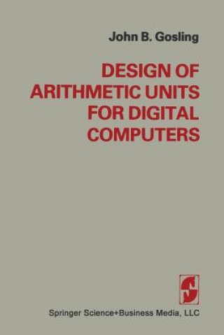 Könyv Design of Arithmetic Units for Digital Computers OSLING