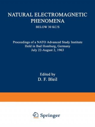 Knjiga Natural Electromagnetic Phenomena below 30 kc/s David Franklin Bleil