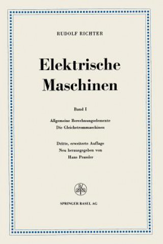 Carte Elektrische Maschinen Rudolf Richter