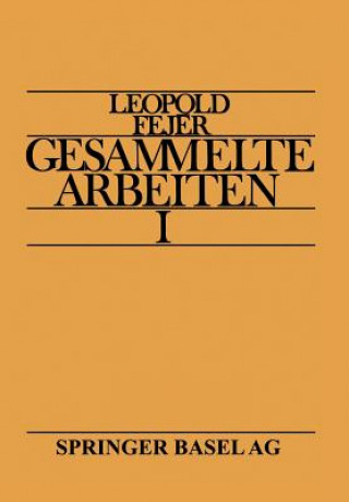 Książka Leopold Fejer Gesammelte Arbeiten I L. Fejer