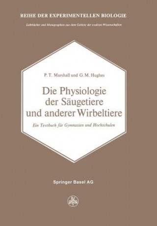 Carte Physiologie Der Saugetiere Und Anderer Wirbeltiere P.T. Marshall