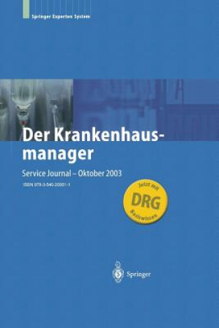 Knjiga Der Krankenhausmanager W. V. Eiff