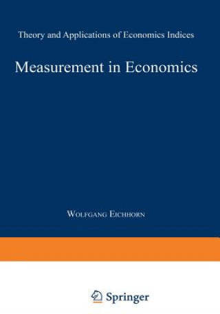 Книга Measurement in Economics Wolfgang Eichhorn
