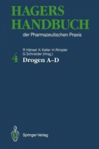 Knjiga Drogen A-D Rudolf Hänsel