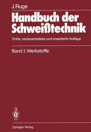 Carte Handbuch der Schweißtechnik Jürgen Ruge