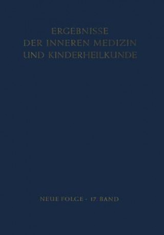 Könyv Ergebnisse Der Inneren Medizin Und Kinderheilkunde L. Heilmeyer
