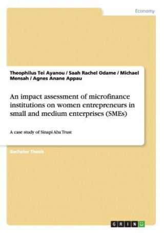 Książka impact assessment of microfinance institutions on women entrepreneurs in small and medium enterprises (SMEs) Theophilus Tei Ayanou