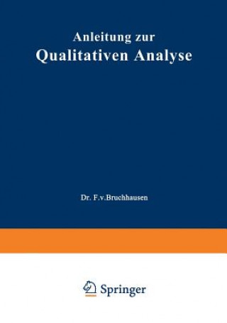 Carte Anleitung Zur Qualitativen Analyse Ernst Schmidt