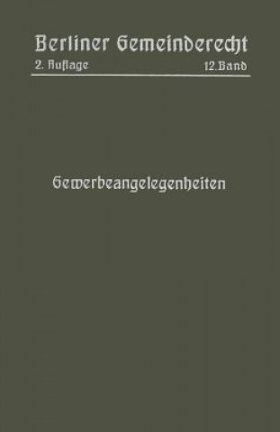 Книга Gewerbeangelegenheiten 