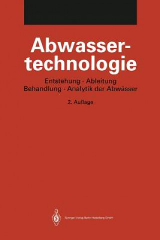 Kniha Abwassertechnologie K. Pöppinghaus
