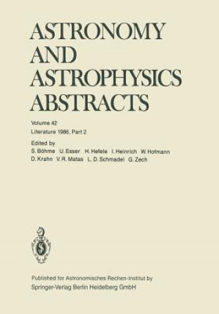 Kniha Astronomy and Astrophysics Abstracts. Vol.42/2 