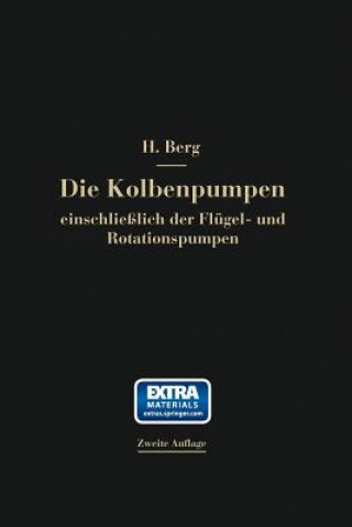 Kniha Kolbenpumpen Einschliesslich Der Flugel- Und Rotationspumpen Heinrich Berg