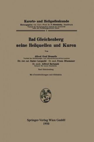 Carte Bad Gleichenberg Seine Heilquellen Und Kuren Alfred Graf Bruselle