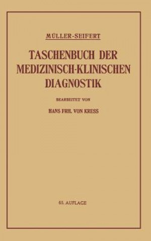 Kniha Taschenbuch Der Medizinisch-Klinischen Diagnostik Friedrich Müller