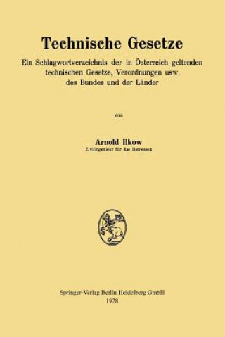 Könyv Technische Gesetze Arnold Ilkow