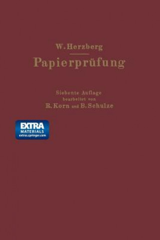Carte Papierprufung Wilhelm Herzberg