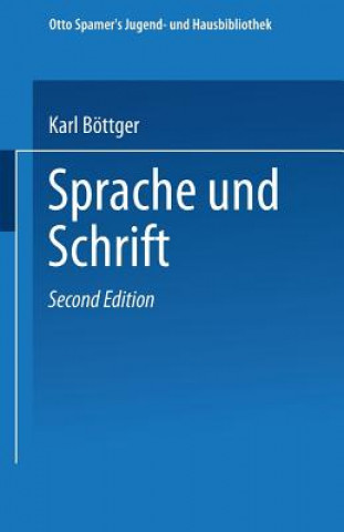 Livre Sprache Und Schrift Karl Böttger