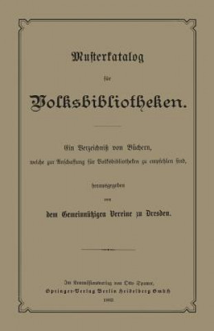 Kniha Musterkatalog F r Volksbibliotheken 