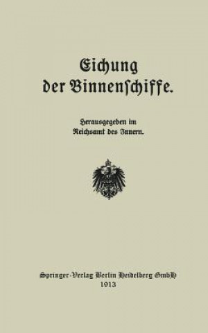 Kniha Eichung Der Binnenschiffe 