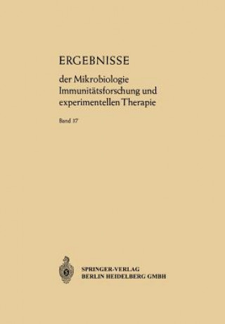 Carte Ergebnisse Der Mikrobiologie Immunitatsforschung Und Experimentellen Therapie Werner Henle