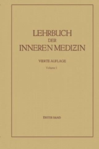 Carte Lehrbuch der inneren Medizin Gustav von Bergmann